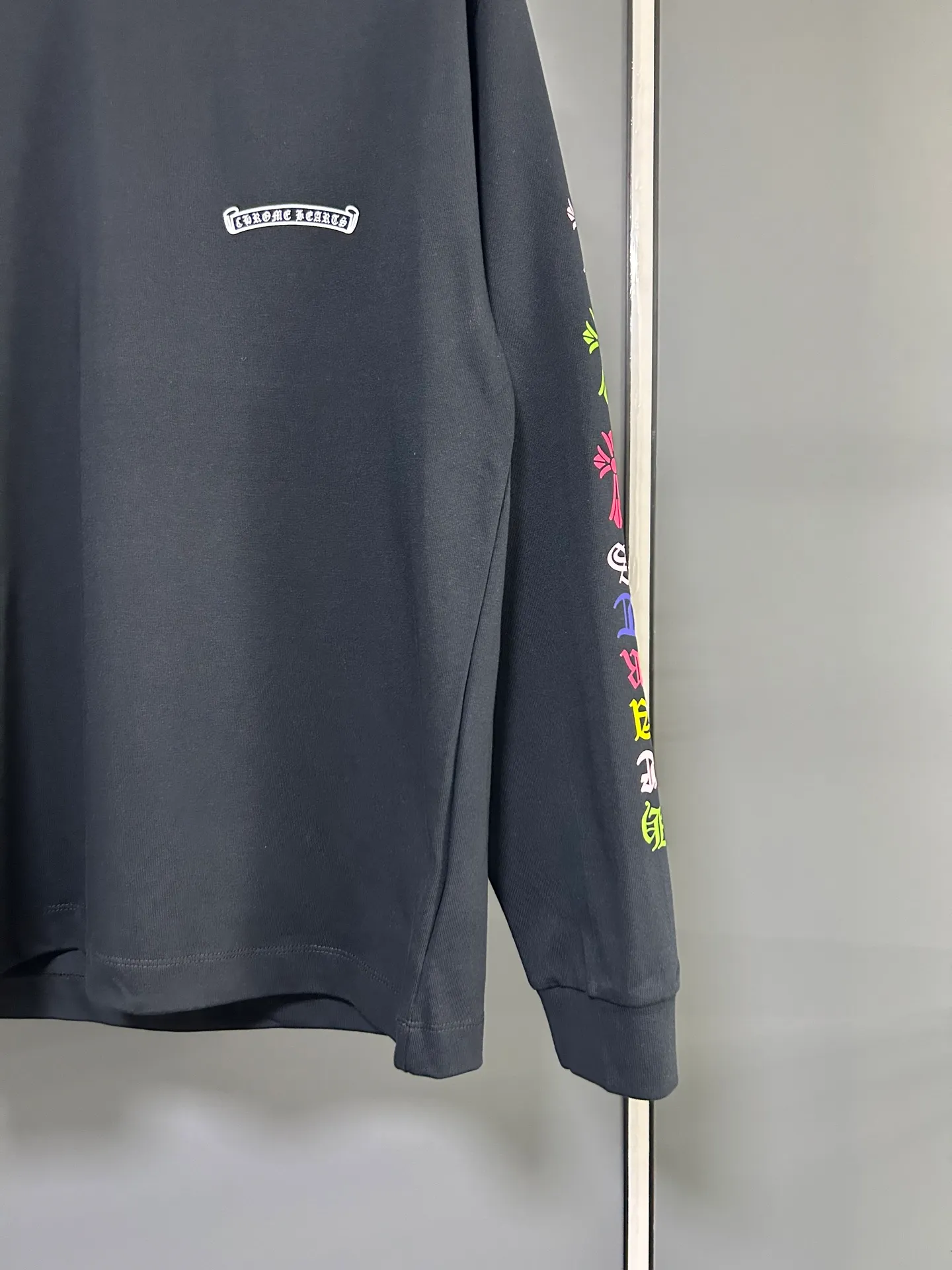 P230 2026 new (exclusive) Chrome Hearts autumn and winter limited edition heavyweight high-weight long-sleeved T-shirt, customized Dreamweaver Yayun ribbed cotton designer concept style Fabric: Heavy 380g Size: S M L XL Color: White Black